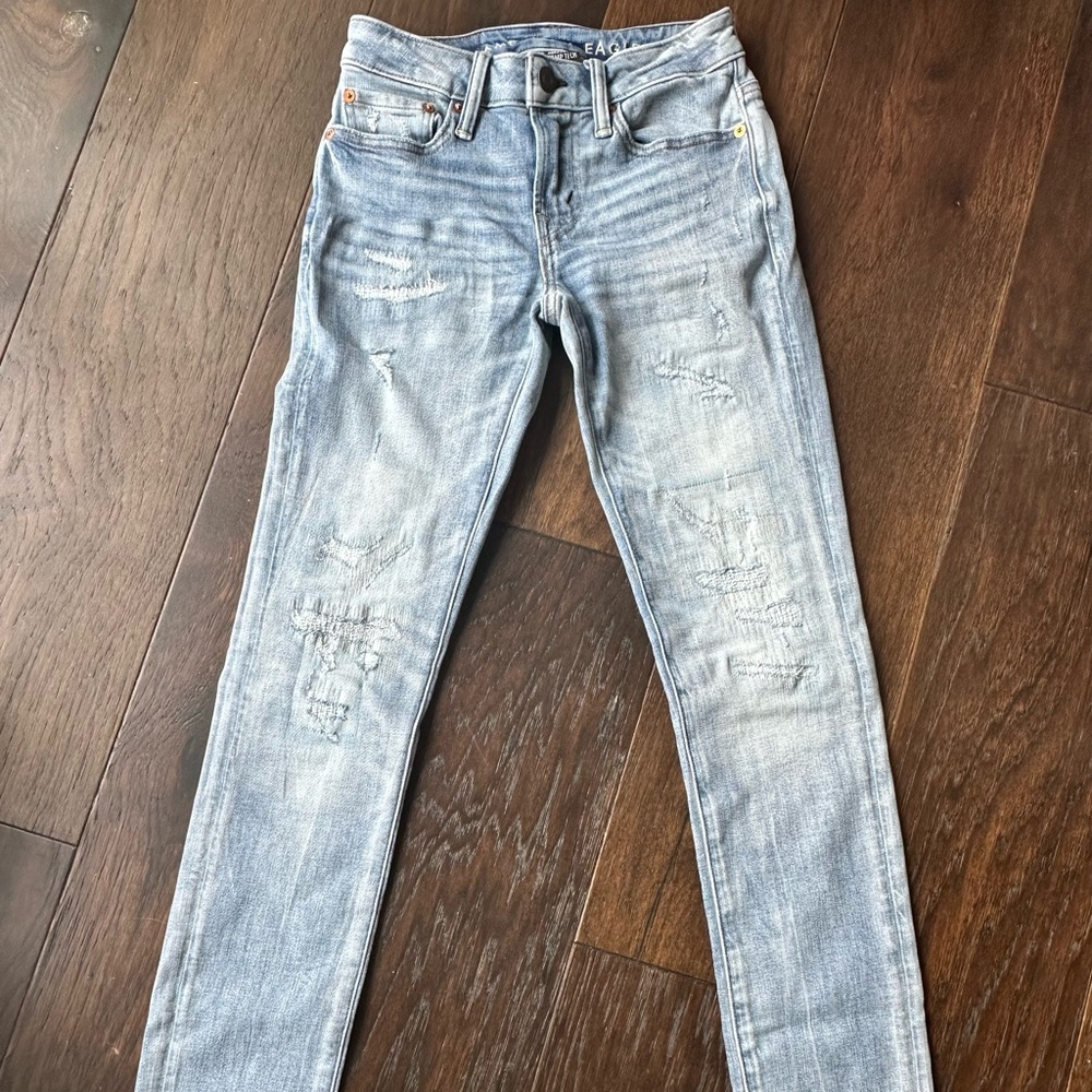 Mens American Eagle Airflex + Temp Tech skinny jeans 26x30